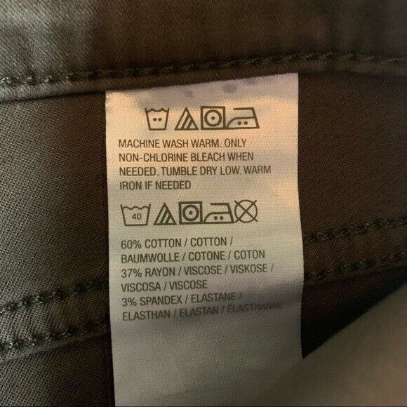 LOGO Gray Straight Leg Pants - Womens 12 - Picture 3 of 8